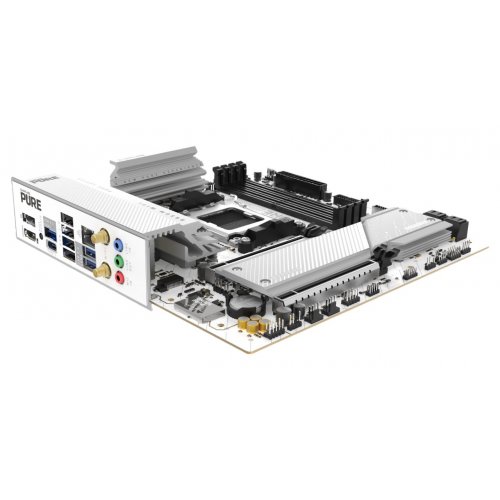 Материнская плата Sapphire PURE B850M WIFI (sAM5, AMD B850) купить в Украине: Киев, Днепр, Харьков, Одесса  | Проверка совместимости, низкая цена, отзывы, характеристики от TELEMART фото