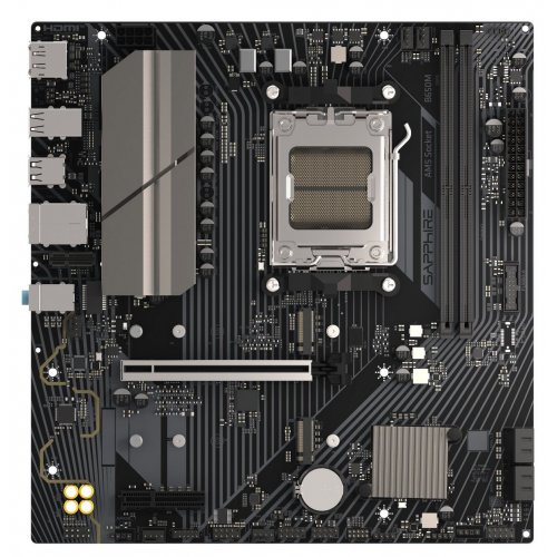 Материнська плата Sapphire B650M-E (sAM5, AMD B650) купити в Україні: Київ, Львів, Хмельницький, Тернопіль, Івано-Франківськ | Перевірка сумісності, низька ціна, відгуки, характеристики від TELEMART фото
