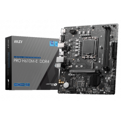 Уцінка материнська плата MSI PRO H610M-E DDR4 (s1700, Intel H610) (Розкрита упаковка, 852623)