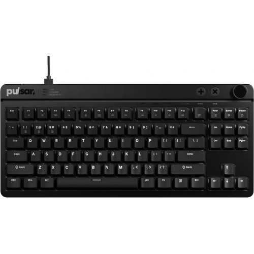 Клавіатура Pulsar Xboard MS TKL Cherry MX2A Red Switch (XBMS01) Black купити в Україні: Київ, Львів, Хмельницький, Тернопіль, Івано-Франківськ | Низька ціна, відгуки, характеристики від TELEMART фото