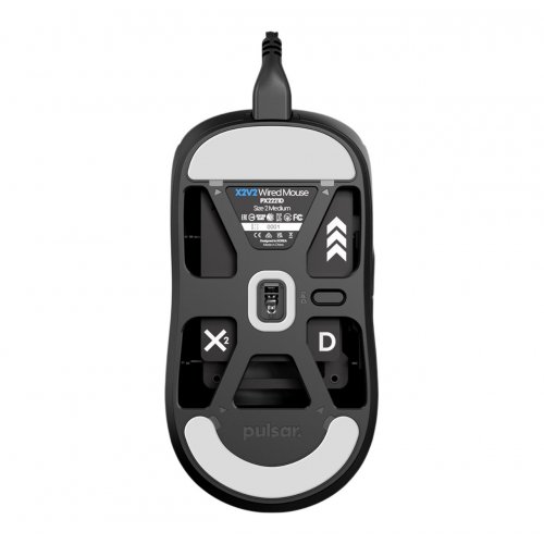 Мышка Pulsar X2 Medium (PX2221D) Black купить в Украине: Киев, Днепр, Харьков, Одесса  | Низкая цена, отзывы, характеристики от TELEMART фото