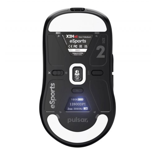 Мышка Pulsar X2 v3 eS Size1 Wireless (PX23ES11) Black купить в Украине: Киев, Днепр, Харьков, Одесса  | Низкая цена, отзывы, характеристики от TELEMART фото