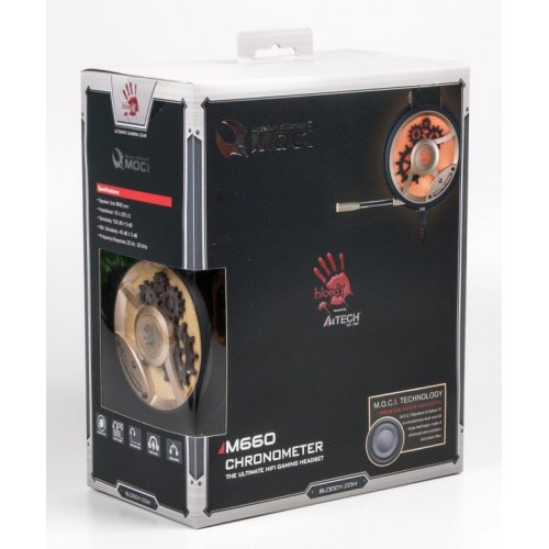 Купить Наушники A4Tech Bloody M660 MOCI Gold/Orange - цена в Харькове, Киеве, Днепре, Одессе
в интернет-магазине Telemart фото