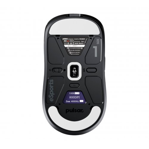 Мышка Pulsar X2H v3 eS Size2 Wireless (PX2H3ES21) Black купить в Украине: Киев, Днепр, Харьков, Одесса  | Низкая цена, отзывы, характеристики от TELEMART фото