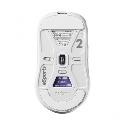 Миша Pulsar X2H eS Wireless (PX2HES22) White купити в Україні: Київ, Львів, Хмельницький, Тернопіль, Івано-Франківськ | Низька ціна, відгуки, характеристики від TELEMART фото