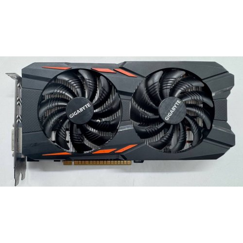 Відеокарта Gigabyte GeForce GTX 1050 WindForce 2X OC 2048MB (GV-N1050WF2OC-2GD) (Відновлено продавцем, 852696) купити в Україні: Київ, Львів, Хмельницький, Тернопіль, Івано-Франківськ | Перевірка сумісності, низька ціна, відгуки, характеристики від TELEMART фото
