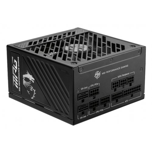 Уценка блок питания MSI MPG 850W PCIE5 (A850GS PCIE5) (Вскрытая упаковка, 852730) купить в Украине: Киев, Днепр, Харьков, Одесса  | Проверка совместимости, низкая цена, отзывы, характеристики от TELEMART фото