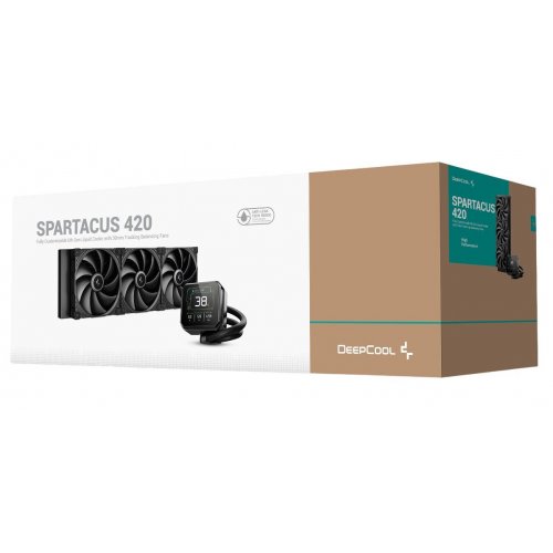 Готовая СВО Deepcool Spartacus 420 (R-SPT420-BKDSMP-G-1) Black купить в Украине: Киев, Днепр, Харьков, Одесса  | Проверка совместимости, низкая цена, отзывы, характеристики от TELEMART фото