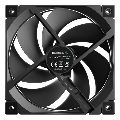 Набор кулеров для корпуса Deepcool FD12 V2 3 in 1 (R-FD12V2-BKNPN3-G) Black купить в Украине: Киев, Днепр, Харьков, Одесса  | Проверка совместимости, низкая цена, отзывы, характеристики от TELEMART фото
