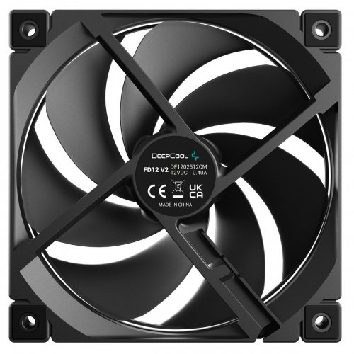 Кулер для корпуса Deepcool FD12 V2 (R-FD12V2-BKNPN1-G) Black купить в Украине: Киев, Днепр, Харьков, Одесса  | Проверка совместимости, низкая цена, отзывы, характеристики от TELEMART фото