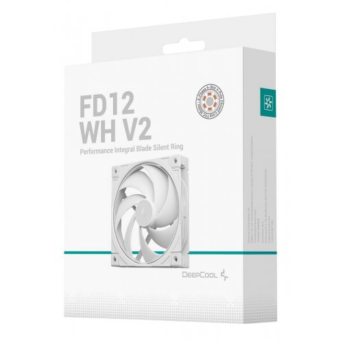 Кулер для корпуса Deepcool FD12 V2 (R-FD12V2-WHNPN1-G) White купить в Украине: Киев, Днепр, Харьков, Одесса  | Проверка совместимости, низкая цена, отзывы, характеристики от TELEMART фото