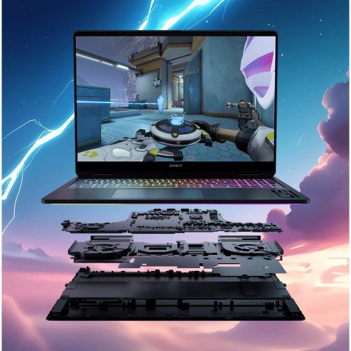 Ноутбук HP Omen 16-am0055ua (CS8H2EA) Shadow Black купить в Украине: Киев, Днепр, Харьков, Одесса  | Низкая цена, отзывы, характеристики от TELEMART фото