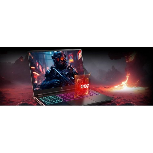 Ноутбук Acer Nitro 14 AN14-41 (NH.QSREU.003) Obsidian Black купить в Украине: Киев, Днепр, Харьков, Одесса  | Низкая цена, отзывы, характеристики от TELEMART фото