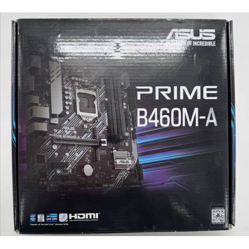 Материнская плата Asus PRIME B460M-A (s1200, Intel B460) (Восстановлено продавцом, 852819) купить в Украине: Киев, Днепр, Харьков, Одесса  | Проверка совместимости, низкая цена, отзывы, характеристики от TELEMART фото