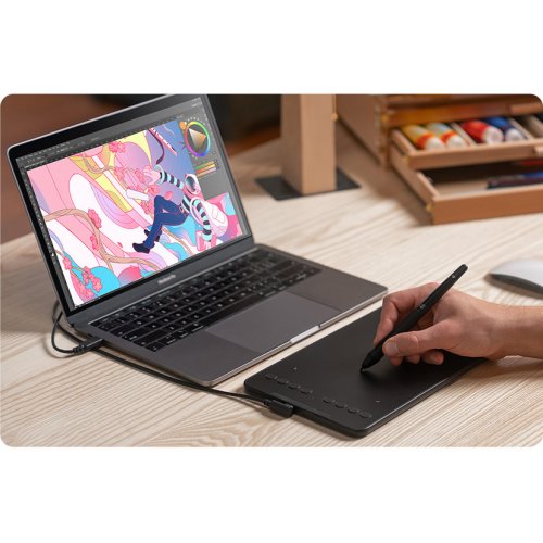 Графический планшет XP-Pen Deco Mini 7 V2 Black купить в Украине: Киев, Днепр, Харьков, Одесса  | Низкая цена, отзывы, характеристики от TELEMART фото