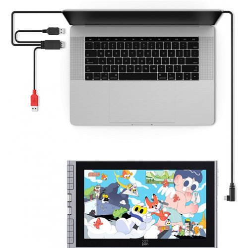 Графический монитор XP-Pen Artist 12 Pen Display (3nd Gen) (CPCD121FH-GR) Grey купить в Украине: Киев, Днепр, Харьков, Одесса  | Низкая цена, отзывы, характеристики от TELEMART фото