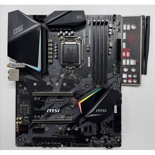 Материнська плата MSI MPG Z390 GAMING EDGE AC (s1151-v2, Intel Z390) (Відновлено продавцем, 852840) купити в Україні: Київ, Львів, Хмельницький, Тернопіль, Івано-Франківськ | Перевірка сумісності, низька ціна, відгуки, характеристики від TELEMART фото