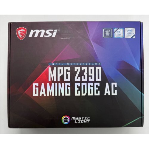 Материнська плата MSI MPG Z390 GAMING EDGE AC (s1151-v2, Intel Z390) (Відновлено продавцем, 852840) купити в Україні: Київ, Львів, Хмельницький, Тернопіль, Івано-Франківськ | Перевірка сумісності, низька ціна, відгуки, характеристики від TELEMART фото