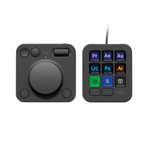 Консоль Logitech MX Creative Console (920-012931) Graphite купить в Украине: Киев, Днепр, Харьков, Одесса  | Низкая цена, отзывы, характеристики от TELEMART фото