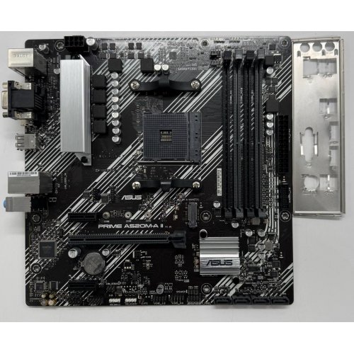 Материнская плата Asus PRIME A520M-A II/CSM (sAM4, AMD A520) (Восстановлено продавцом, 852855) купить в Украине: Киев, Днепр, Харьков, Одесса  | Проверка совместимости, низкая цена, отзывы, характеристики от TELEMART фото