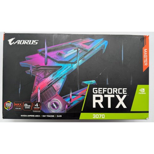 Видеокарта Gigabyte GeForce RTX 3070 MASTER V2 8192MB (GV-N3070AORUS M-8GD 2.0) (Восстановлено продавцом, 852878) купить в Украине: Киев, Днепр, Харьков, Одесса  | Проверка совместимости, низкая цена, отзывы, характеристики от TELEMART фото