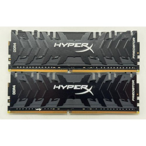 Озу HyperX DDR4 64GB (2x32GB) 3600Mhz Predator RGB (HX436C18PB3AK2/64) (Восстановлено продавцом, 852910) купить в Украине: Киев, Днепр, Харьков, Одесса  | Проверка совместимости, низкая цена, отзывы, характеристики от TELEMART фото