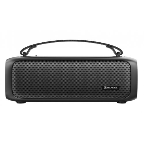 Портативная акустика REAL-EL X-717 (EL121600021) Black купить в Украине: Киев, Днепр, Харьков, Одесса  | Низкая цена, отзывы, характеристики от TELEMART фото