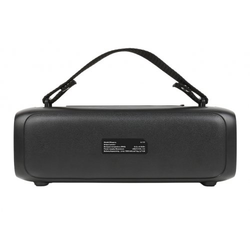 Портативная акустика REAL-EL X-717 (EL121600021) Black купить в Украине: Киев, Днепр, Харьков, Одесса  | Низкая цена, отзывы, характеристики от TELEMART фото