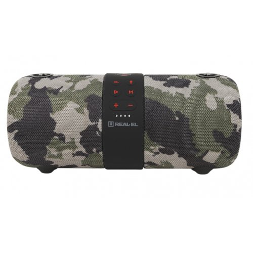 Портативная акустика REAL-EL X-733 (EL121600020) Camo купить в Украине: Киев, Днепр, Харьков, Одесса  | Низкая цена, отзывы, характеристики от TELEMART фото