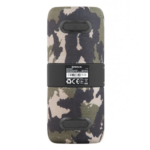 Портативная акустика REAL-EL X-733 (EL121600020) Camo купить в Украине: Киев, Днепр, Харьков, Одесса  | Низкая цена, отзывы, характеристики от TELEMART фото