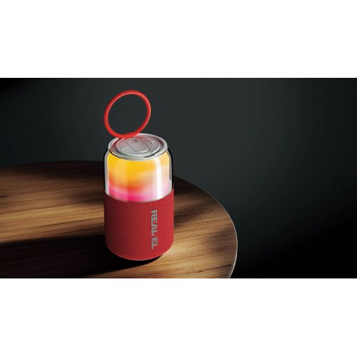 Портативная акустика REAL-EL X-705 (EL121600025) Red купить в Украине: Киев, Днепр, Харьков, Одесса  | Низкая цена, отзывы, характеристики от TELEMART фото