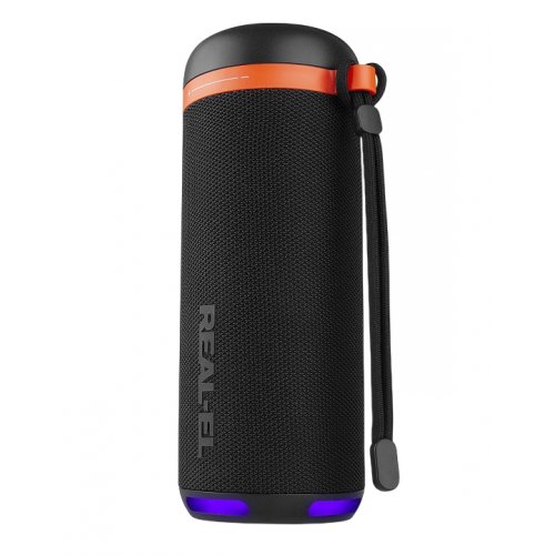 Портативная акустика REAL-EL X-711 (EL121600026) Black купить в Украине: Киев, Днепр, Харьков, Одесса  | Низкая цена, отзывы, характеристики от TELEMART фото