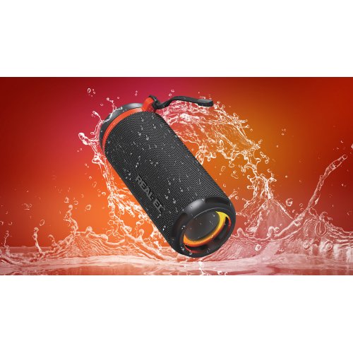 Портативная акустика REAL-EL X-711 (EL121600026) Black купить в Украине: Киев, Днепр, Харьков, Одесса  | Низкая цена, отзывы, характеристики от TELEMART фото