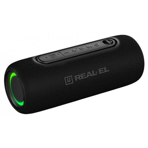 Портативная акустика REAL-EL X-715 (EL121600027) Black купить в Украине: Киев, Днепр, Харьков, Одесса  | Низкая цена, отзывы, характеристики от TELEMART фото