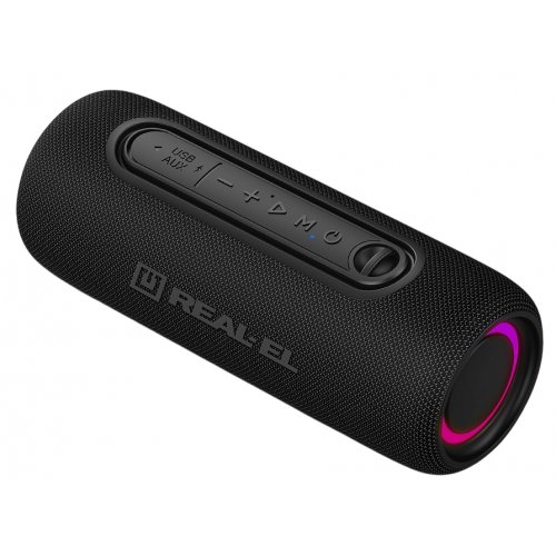 Портативная акустика REAL-EL X-715 (EL121600027) Black купить в Украине: Киев, Днепр, Харьков, Одесса  | Низкая цена, отзывы, характеристики от TELEMART фото