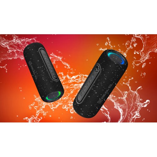 Портативная акустика REAL-EL X-715 (EL121600027) Black купить в Украине: Киев, Днепр, Харьков, Одесса  | Низкая цена, отзывы, характеристики от TELEMART фото