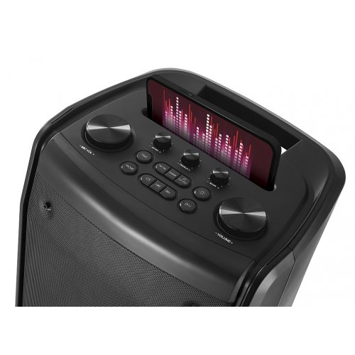 Портативная акустика REAL-EL X-797 (EL121600023) Black купить в Украине: Киев, Днепр, Харьков, Одесса  | Низкая цена, отзывы, характеристики от TELEMART фото