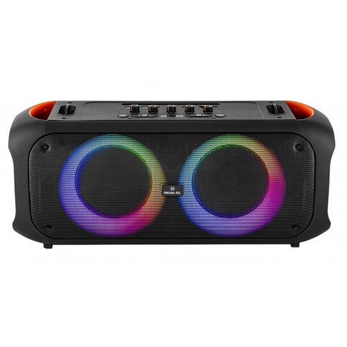 Портативная акустика REAL-EL X-795 (EL121600022) Black купить в Украине: Киев, Днепр, Харьков, Одесса  | Низкая цена, отзывы, характеристики от TELEMART фото