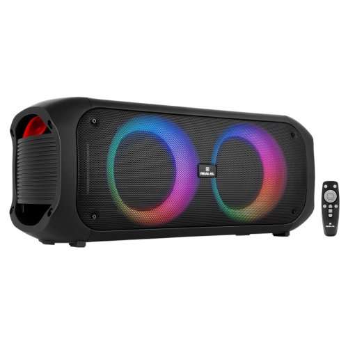 Портативная акустика REAL-EL X-795 (EL121600022) Black купить в Украине: Киев, Днепр, Харьков, Одесса  | Низкая цена, отзывы, характеристики от TELEMART фото