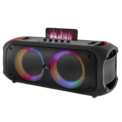 Портативная акустика REAL-EL X-795 (EL121600022) Black купить в Украине: Киев, Днепр, Харьков, Одесса  | Низкая цена, отзывы, характеристики от TELEMART фото