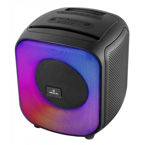 Портативная акустика REAL-EL X-760 (EL121600029) Black купить в Украине: Киев, Днепр, Харьков, Одесса  | Низкая цена, отзывы, характеристики от TELEMART фото