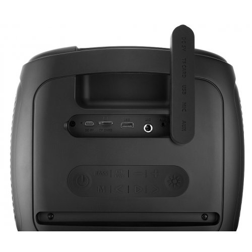 Портативная акустика REAL-EL X-760 (EL121600029) Black купить в Украине: Киев, Днепр, Харьков, Одесса  | Низкая цена, отзывы, характеристики от TELEMART фото