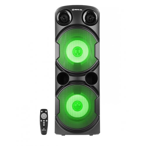 Портативная акустика REAL-EL X-780 (EL121600030) Black купить в Украине: Киев, Днепр, Харьков, Одесса  | Низкая цена, отзывы, характеристики от TELEMART фото