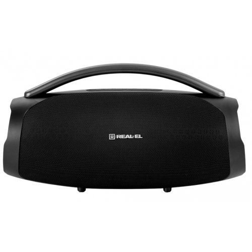 Портативная акустика REAL-EL X-755 (EL121600031) Black купить в Украине: Киев, Днепр, Харьков, Одесса  | Низкая цена, отзывы, характеристики от TELEMART фото