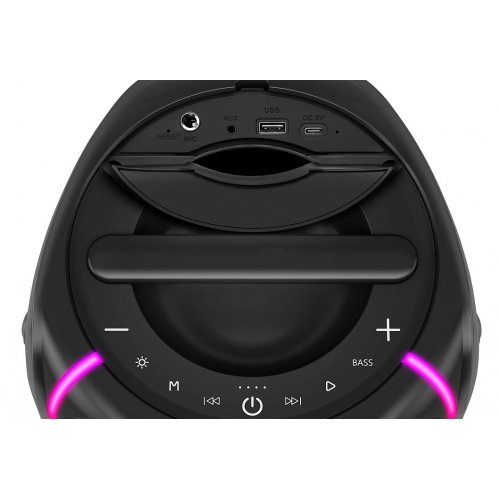 Портативная акустика REAL-EL X-775 (EL121600032) Black купить в Украине: Киев, Днепр, Харьков, Одесса  | Низкая цена, отзывы, характеристики от TELEMART фото