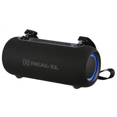 Портативная акустика REAL-EL X-725 (EL121600028) Black купить в Украине: Киев, Днепр, Харьков, Одесса  | Низкая цена, отзывы, характеристики от TELEMART фото
