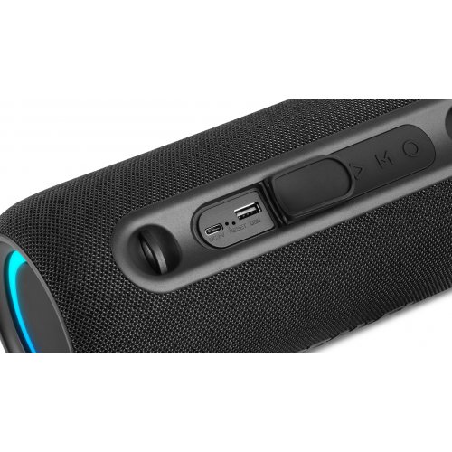 Портативная акустика REAL-EL X-725 (EL121600028) Black купить в Украине: Киев, Днепр, Харьков, Одесса  | Низкая цена, отзывы, характеристики от TELEMART фото