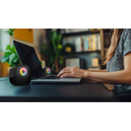 Акустическая система REAL-EL S-55 (EL121100014) Black купить в Украине: Киев, Днепр, Харьков, Одесса  | Низкая цена, отзывы, характеристики от TELEMART фото