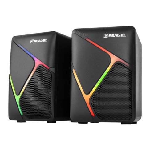 Акустическая система REAL-EL S-75 (EL121100015) Black купить в Украине: Киев, Днепр, Харьков, Одесса  | Низкая цена, отзывы, характеристики от TELEMART фото