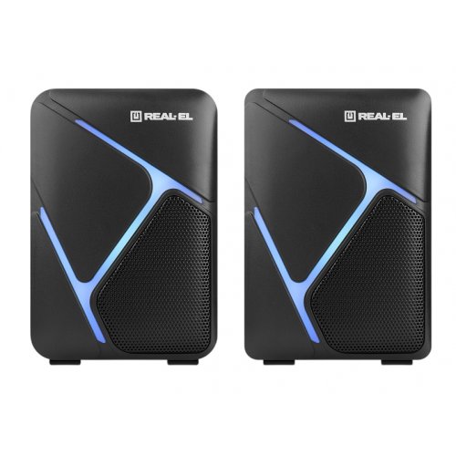Акустическая система REAL-EL S-75 (EL121100015) Black купить в Украине: Киев, Днепр, Харьков, Одесса  | Низкая цена, отзывы, характеристики от TELEMART фото